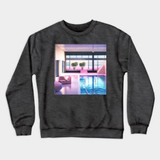 a e s t h e t i c  p o o l ^ low res ed Crewneck Sweatshirt